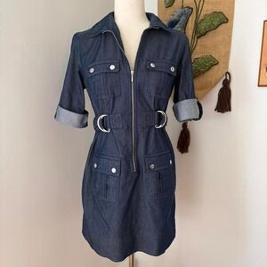 Y2K Jean Mini Dress